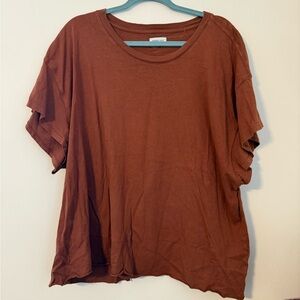 Sincerely Jules Brown Short Sleeve Tee